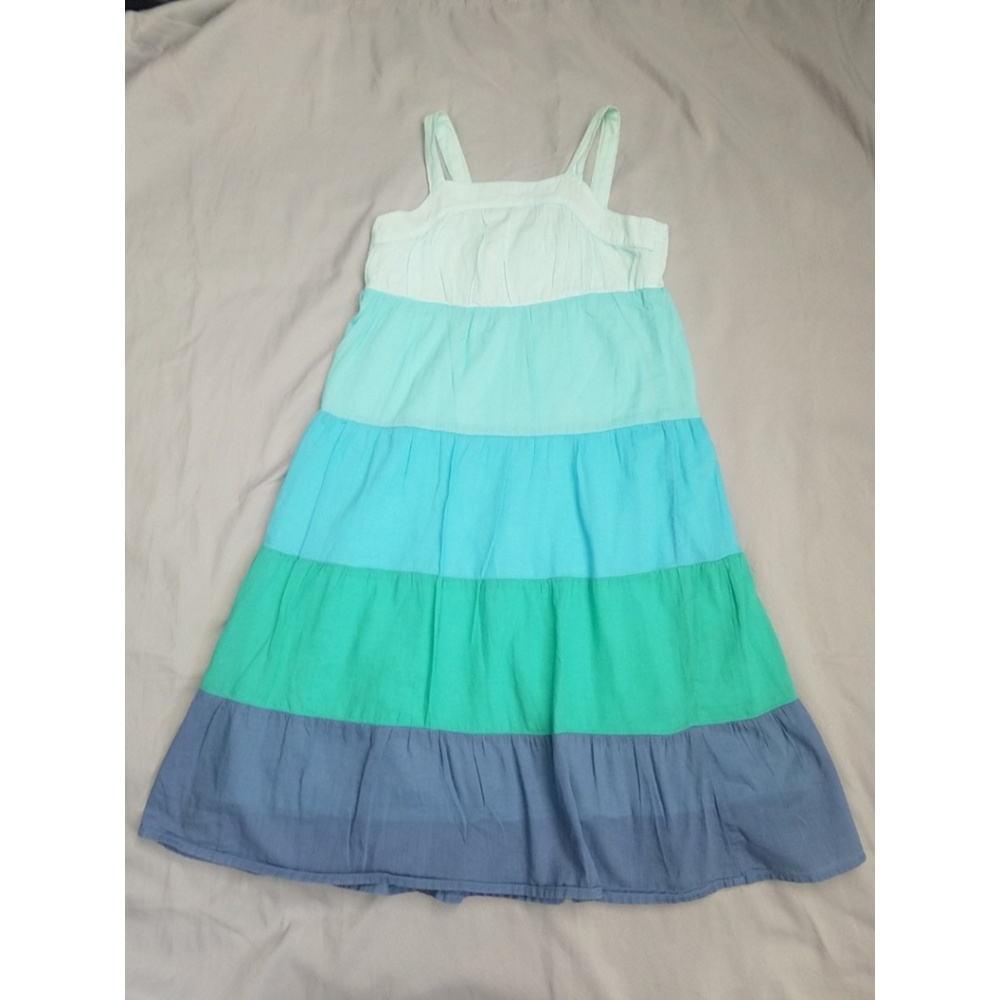 Girls Old Navy Tiered blue dress size 3T